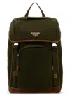 Prada Nylon Backpack With Adjustable Shoulder Straps