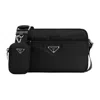 Prada One Shoulder Bag In Black