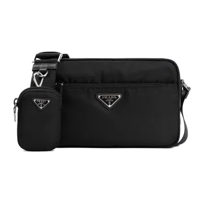 Prada One Shoulder Bag In Black