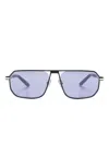 Prada Opr A53s Rectangle-frame Sunglasses In 黑色