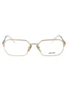 Prada 0pr A53v Glasses In Gold