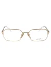 Prada 0pr A53v Glasses In Gold