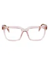 Prada Optical In 19q1o1 Transparent Peach