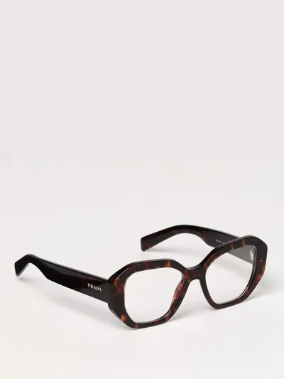 Prada Optical Frames Woman  In Brown