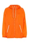 Prada Raincoat In Lightweight Re-nylon In Orange