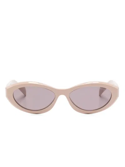 Prada Oval-frame Sunglasses