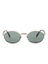 Prada Eyewear Collection Sunglasses In Gold