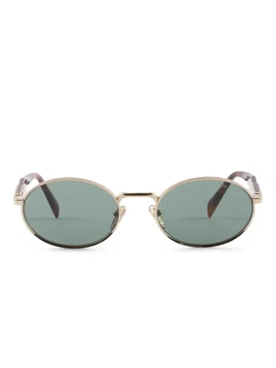 Prada Eyewear Collection Sunglasses In Forest Green Lenses