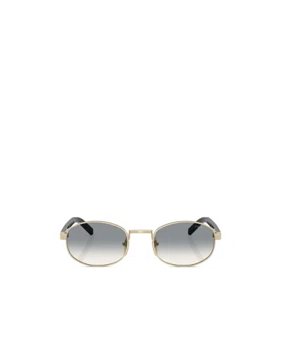 PRADA PRADA EYEWEAR OVAL FRAME SUNGLASSES