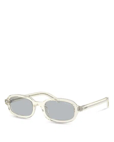 PRADA OVAL SUNGLASSES, 50MM