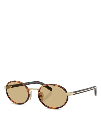 PRADA OVAL SUNGLASSES, 52MM