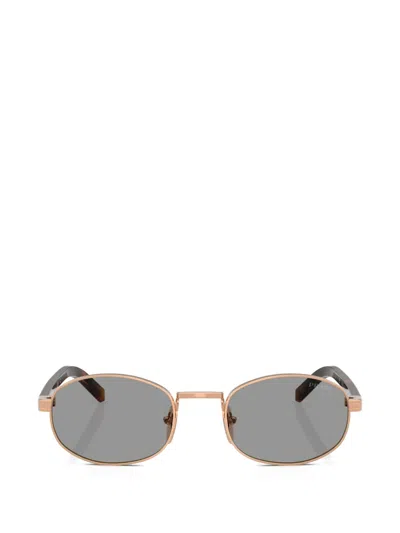 Prada Oval-frame Sunglasses In Pink