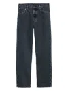 Prada Regular Denim Jeans In Black