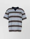 Prada Oversize Embroidered Cotton T-shirt