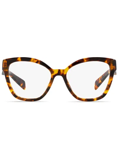 Prada Oversize-frame Glasses In Brown