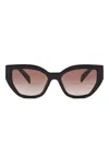 Prada Cat-eye Tortoiseshell-effect Sunglasses