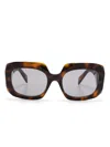 Prada Oversize-frame Sunglasses In Brown