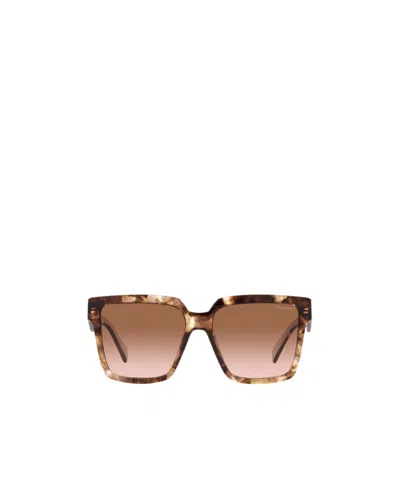 Prada Oversize-frame Sunglasses In Brown