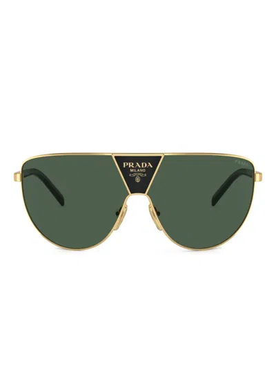 Prada Man Sunglass Pr 69zs In Gold