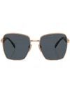 Prada Oversize-frame Sunglasses In Rosa