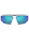 Prada Sonnenbrille Mit Oversized-gestell In White