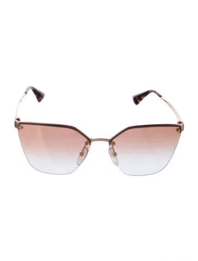 Pre-owned Prada Oversize Gradient Sunglasses