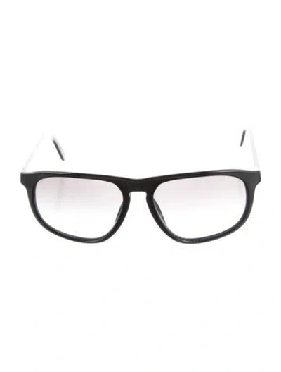 Pre-owned Prada Oversize Gradient Sunglasses In Black