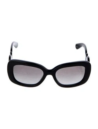 Pre-owned Prada Oversize Gradient Sunglasses In Black