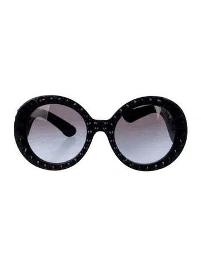Pre-owned Prada Oversize Gradient Sunglasses In Black
