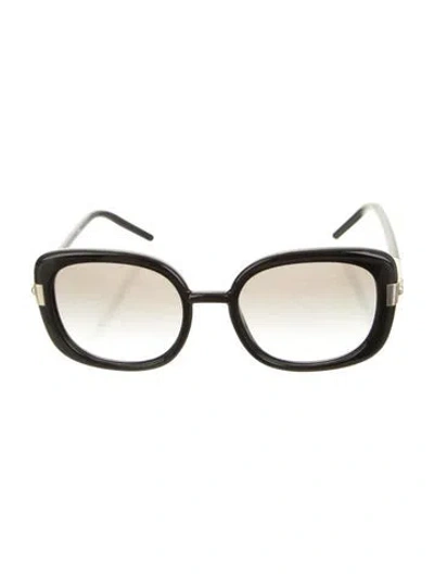 Pre-owned Prada Oversize Gradient Sunglasses In Black