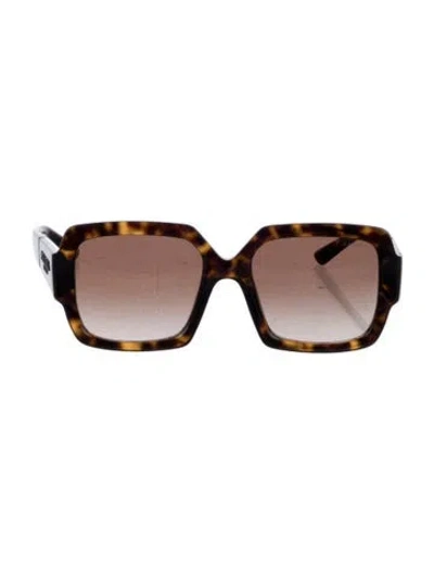 Pre-owned Prada Oversize Gradient Sunglasses In Brown