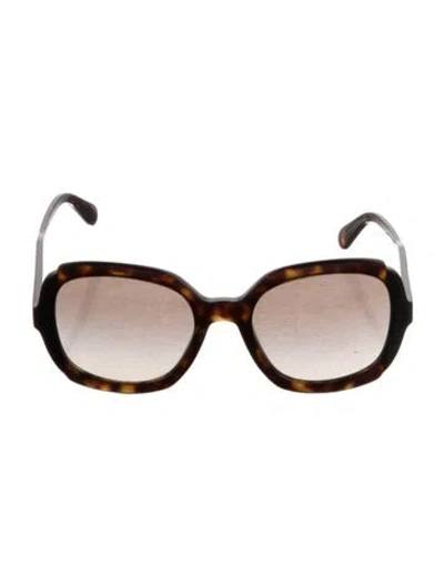 Pre-owned Prada Oversize Gradient Sunglasses In Brown