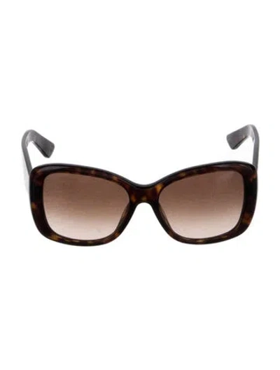 Pre-owned Prada Oversize Gradient Sunglasses In Brown