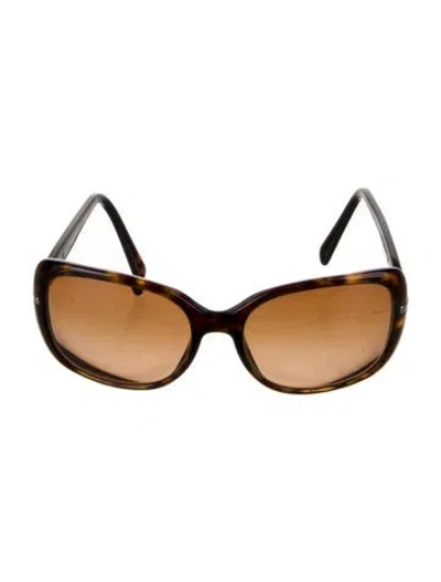 Pre-owned Prada Oversize Gradient Sunglasses In Brown