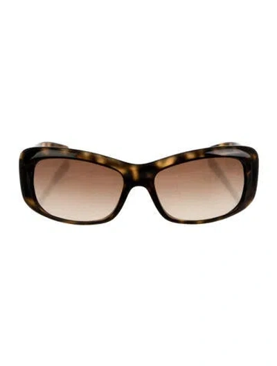 Pre-owned Prada Oversize Gradient Sunglasses In Brown