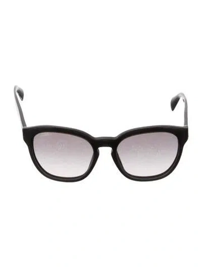 Pre-owned Prada Oversize Gradient Sunglasses In Grey