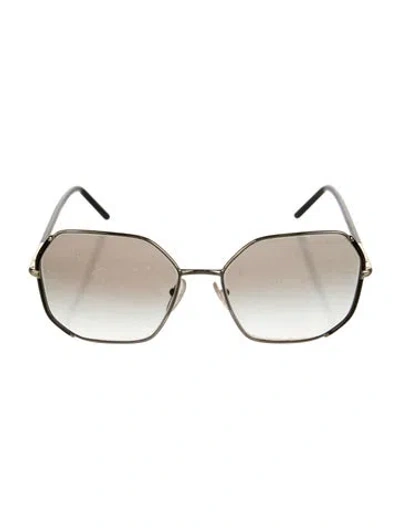 Pre-owned Prada Oversize Gradient Sunglasses In Multi