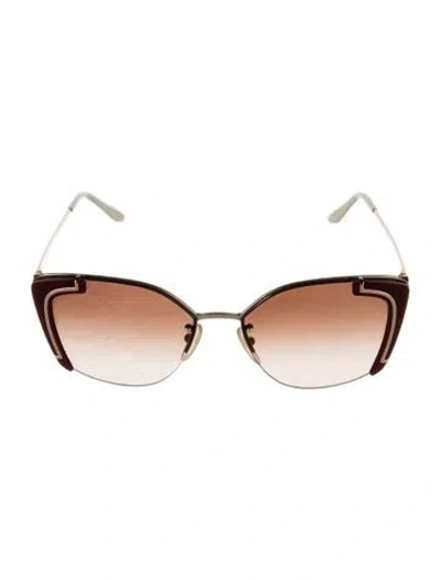 Pre-owned Prada Oversize Gradient Sunglasses In Multi