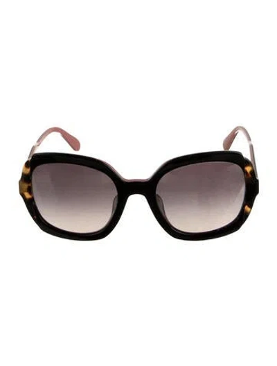 Pre-owned Prada Oversize Gradient Sunglasses In Multi