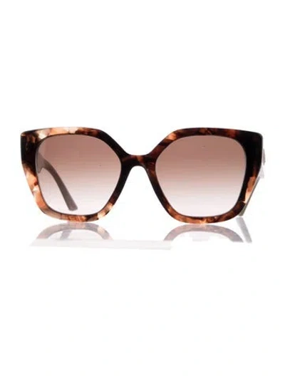 Pre-owned Prada Oversize Gradient Sunglasses In Multi