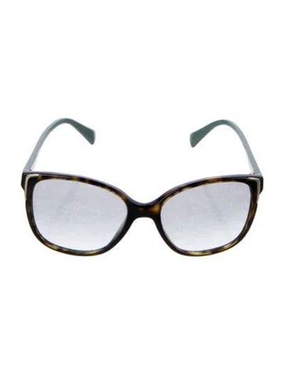 Pre-owned Prada Oversize Gradient Sunglasses In Multi