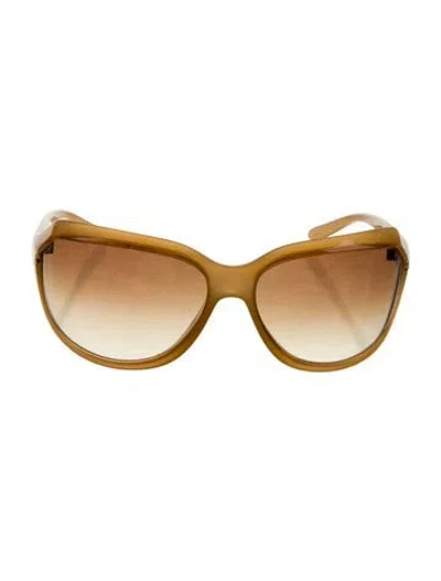 Pre-owned Prada Oversize Gradient Sunglasses In Neutral