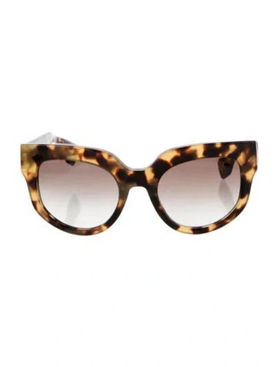 Pre-owned Prada Oversize Gradient Sunglasses In Neutral