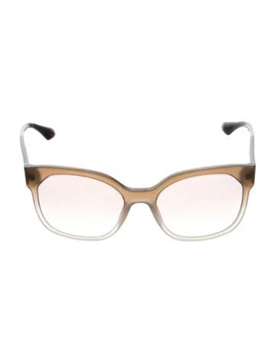 Pre-owned Prada Oversize Gradient Sunglasses In Neutral