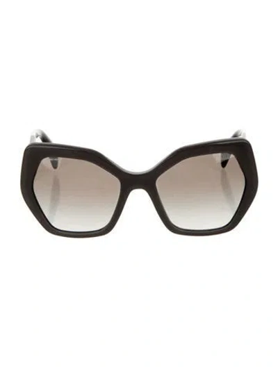 Pre-owned Prada Oversize Gradient Sunglasses In Neutrals