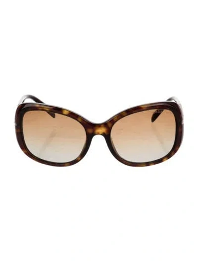 Pre-owned Prada Oversize Gradient Sunglasses In Neutrals