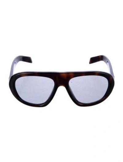 Pre-owned Prada Oversize Gradient Sunglasses W/ Tags In Brown