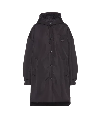 PRADA OVERSIZED LIGHT RE-NYLON RAINCOAT