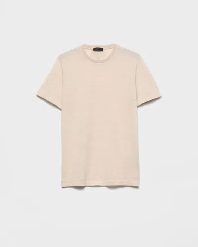 PRADA OVERSIZE-T-SHIRT AUS KASCHMIR