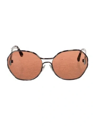 Pre-owned Prada Oversize Tinted Sunglasses In Multi